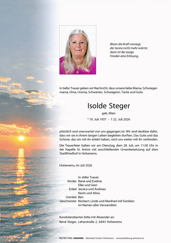 Isolde Steger