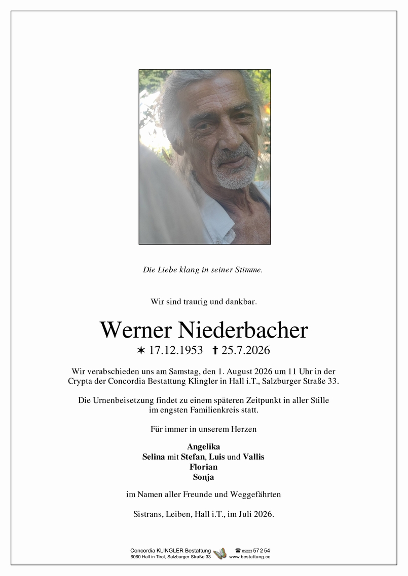 Werner Niederbacher
