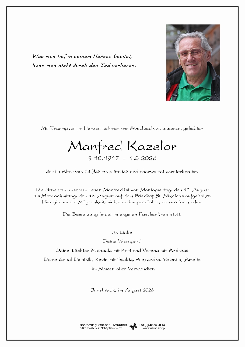 Manfred Kazelor