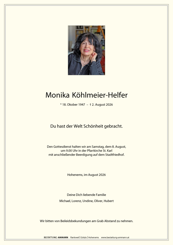 Monika Köhlmeier-Helfer