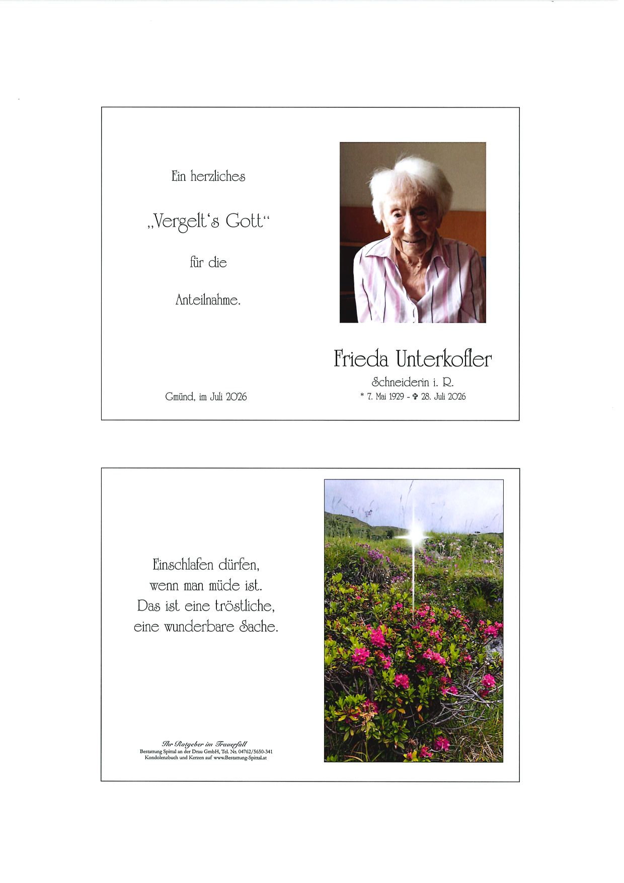 Elfrieda Unterkofler
