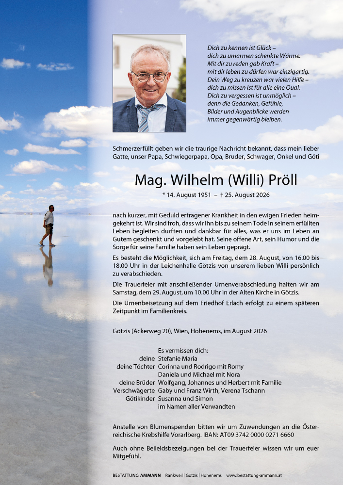 Pröll Wilhelm