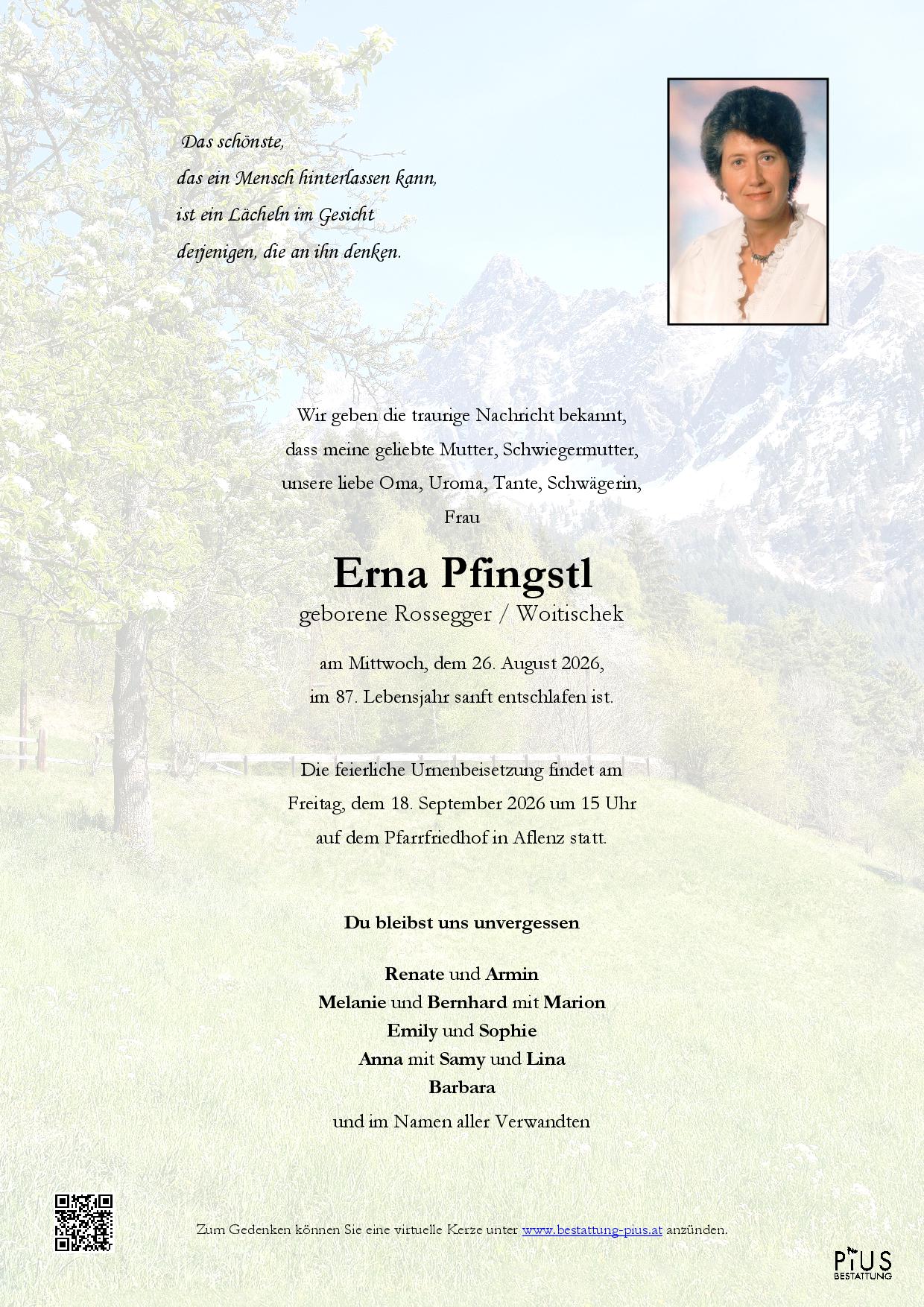 Erna  Pfingstl