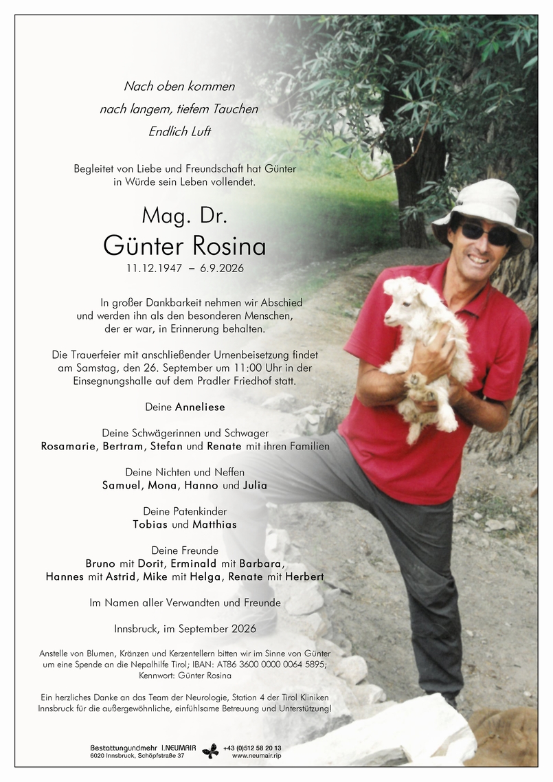 Mag. Dr. Günter Rosina