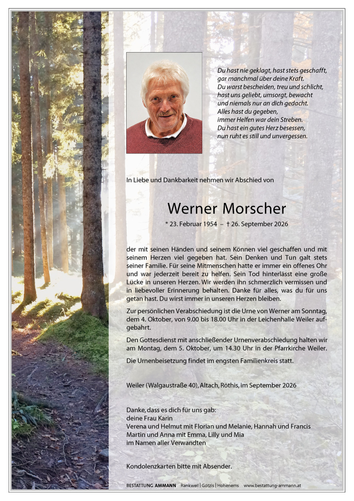 Werner Morscher