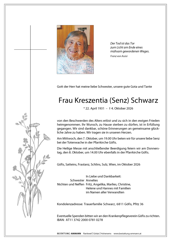 Kreszentia Schwarz