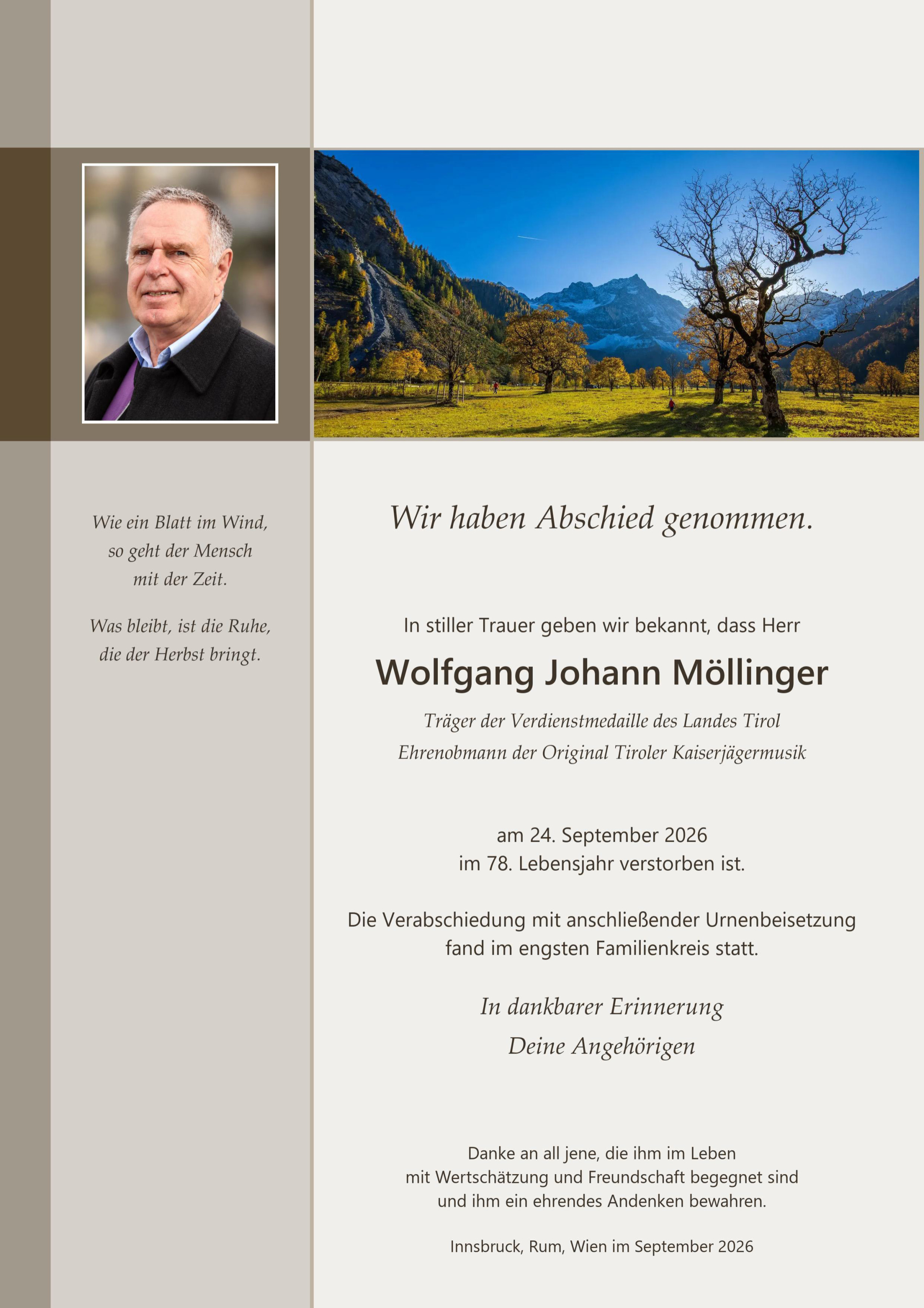Wolfgang Johann Möllinger