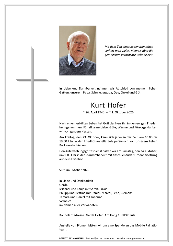Kurt Hofer