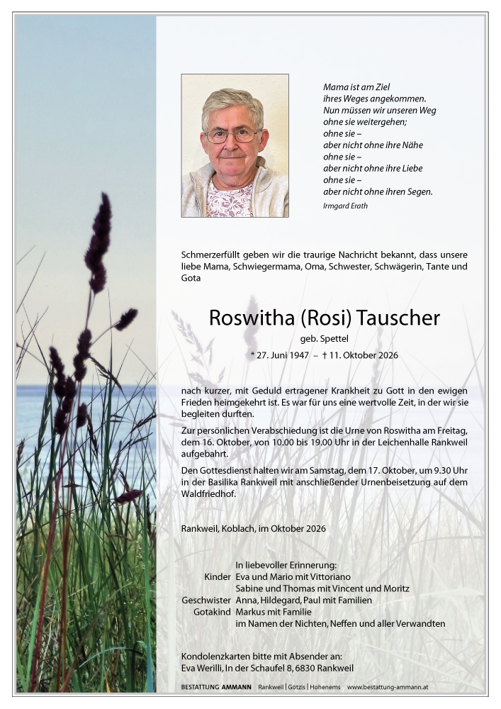 Roswitha Rosi Tauscher