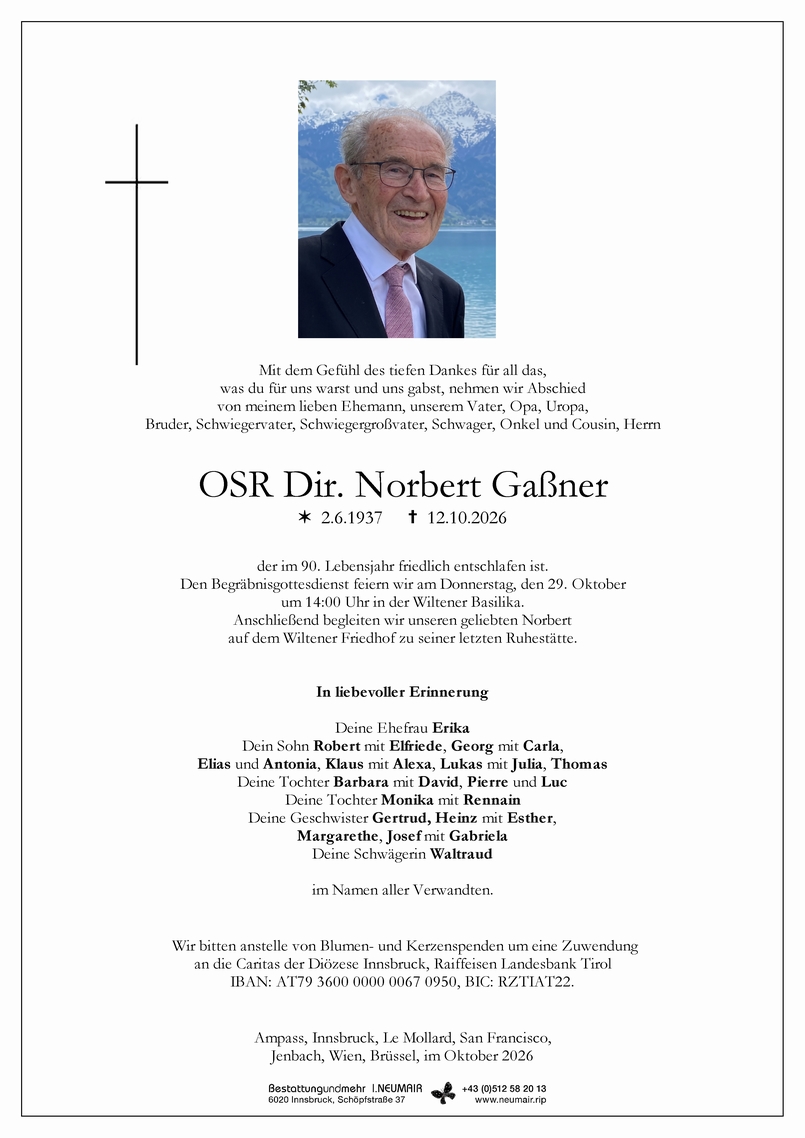 OSR Dir. Norbert Gaßner
