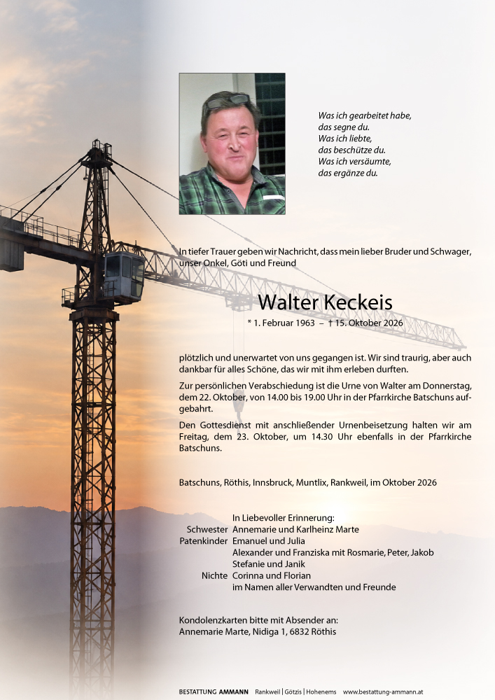 Walter Keckeis