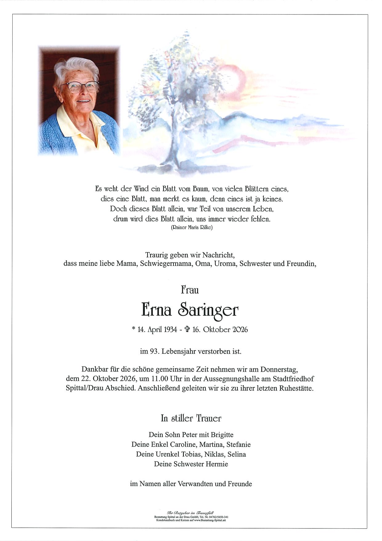 Erna  Saringer