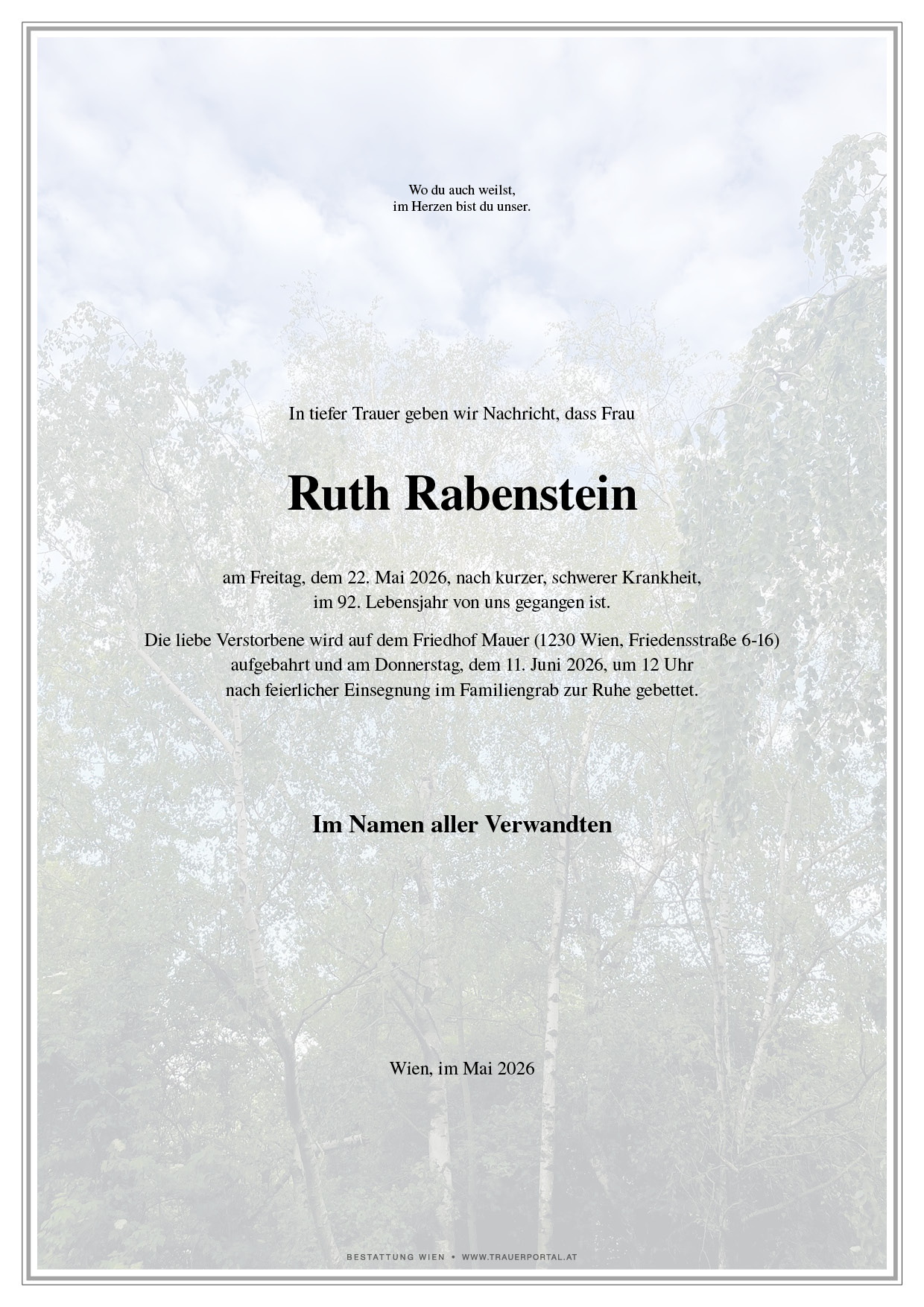 Ruth Rabenstein