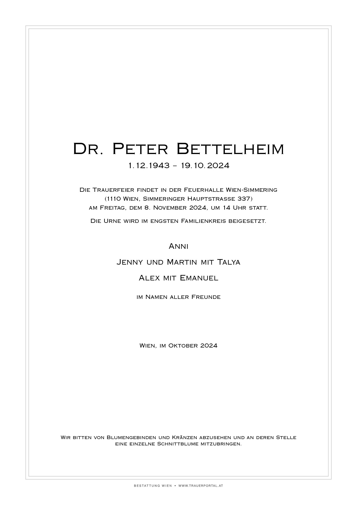 Peter Bettelheim