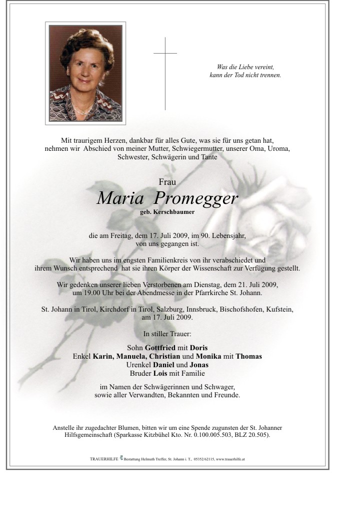 Maria Promegger