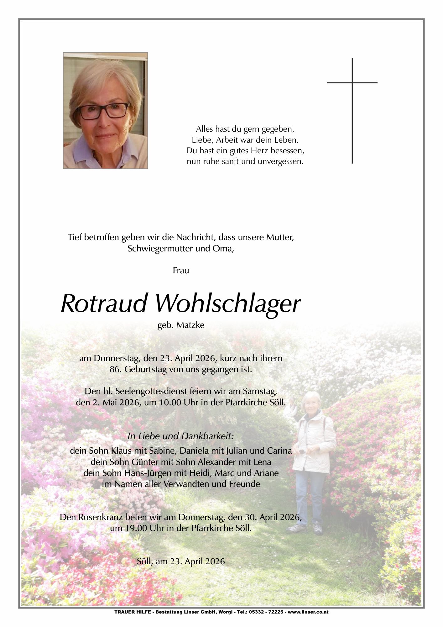 Rotraud Wohlschlager